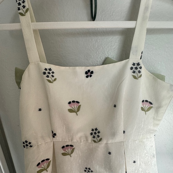 Sister Jane Bow Strap Jacquard Mini Dress - Picture 7 of 10